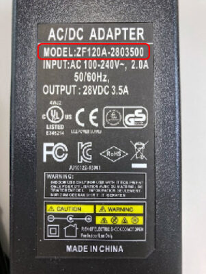 ZF120A280350交換対象品【拡大写真】