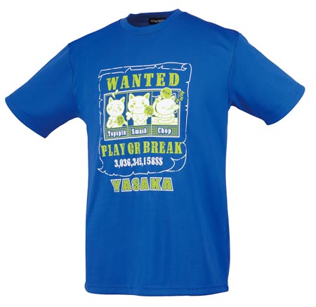 キャッツマスターTシャツ ブルー