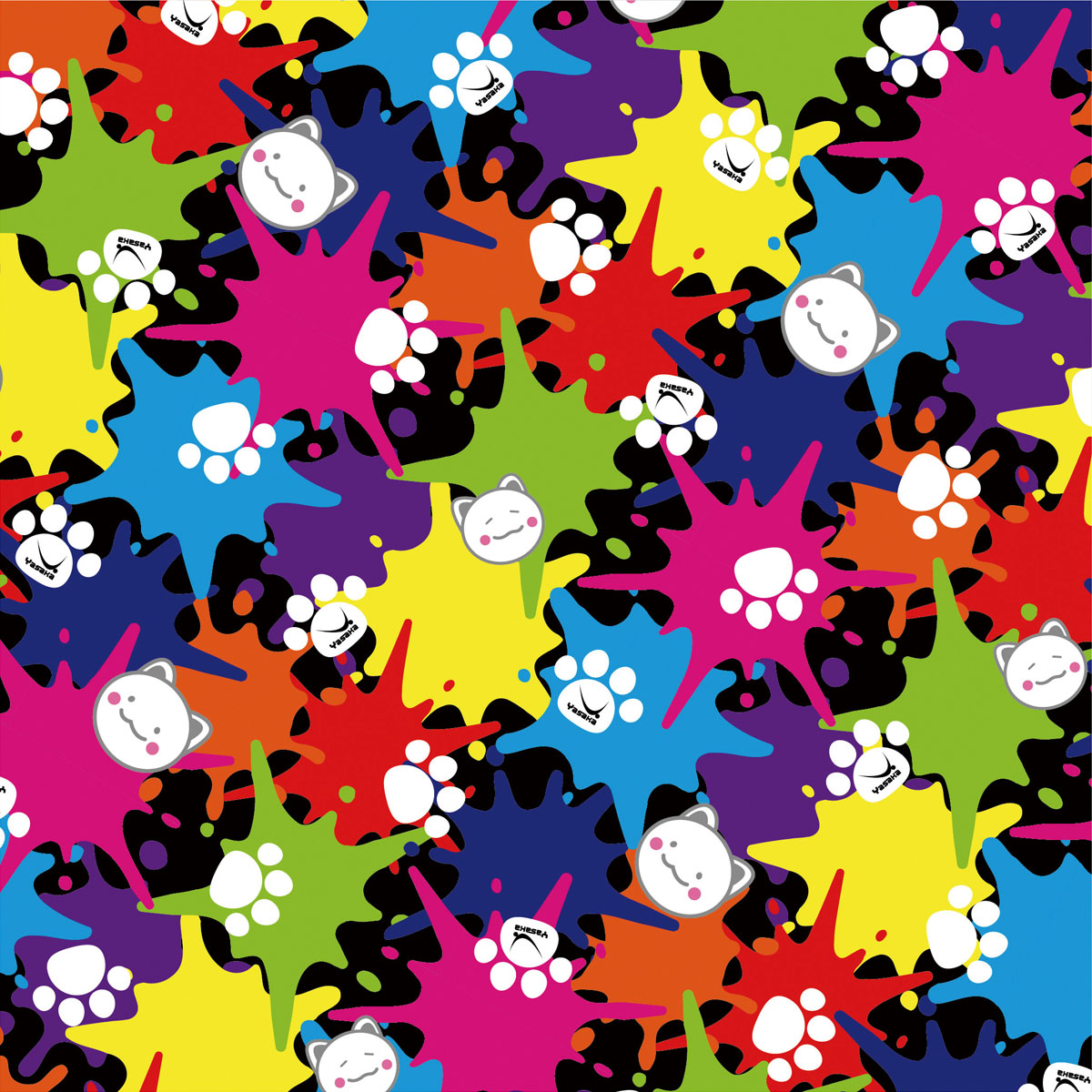 にゃんこカラーシートスプラッシュ